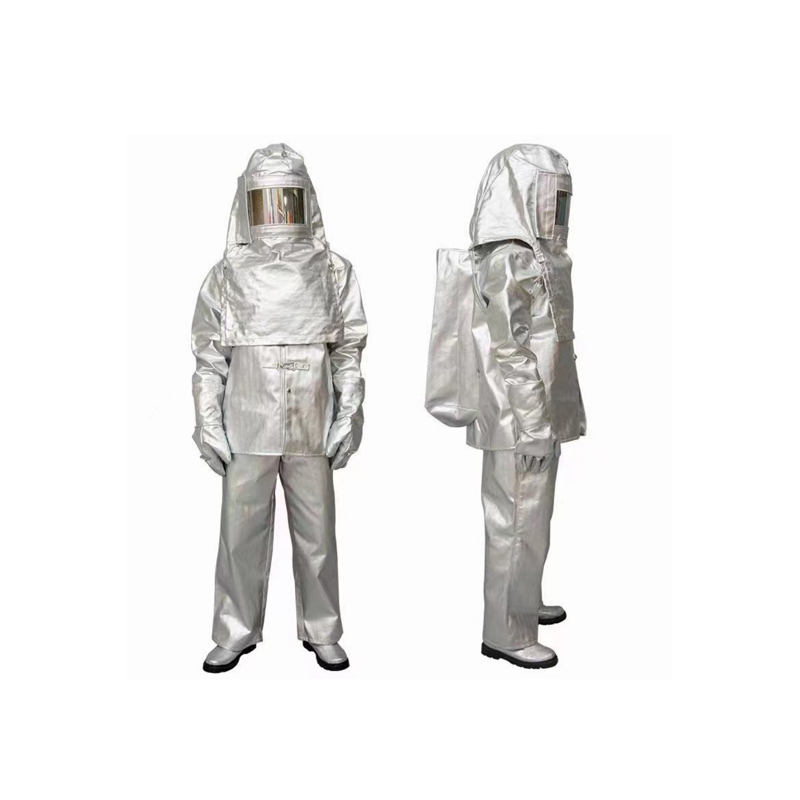 Hittebestendig hittepak op hoge temperatuur op de werkplek Aluminiumfolie Eendelig set brandaanpakpak met SCBA-zakken